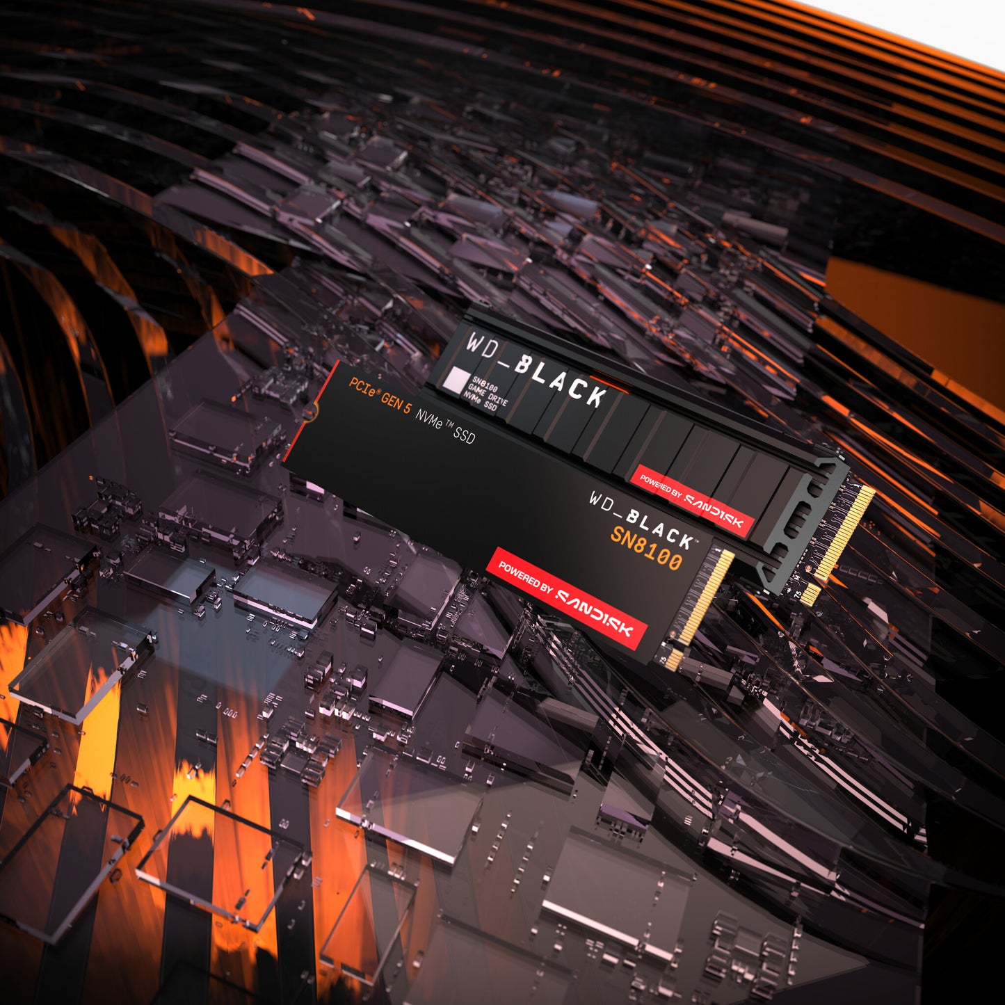 Western Digital WD_BLACK™ SN8100 NVMe™ SSD POWERED BY SANDISK 4 TB