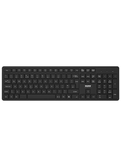 Port Designs 900904-UK keyboard Mouse included Office QWERTY UK English Black