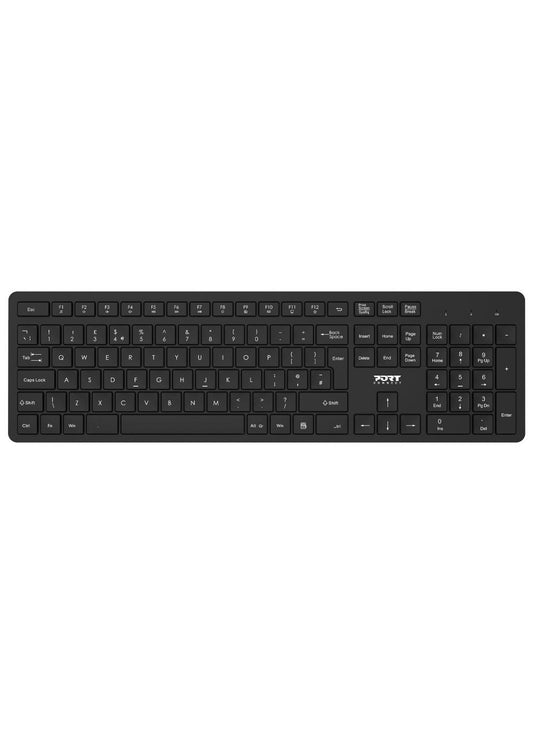 Port Designs 900904-UK keyboard Mouse included Office QWERTY UK English Black