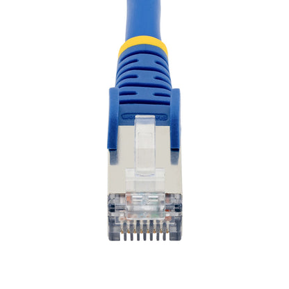 StarTech.com 7.5m CAT6a Ethernet Cable - Blue - Low Smoke Zero Halogen (LSZH) - 10GbE 500MHz 100W PoE++ Snagless RJ-45 w/Strain Reliefs S/FTP Network Patch Cord