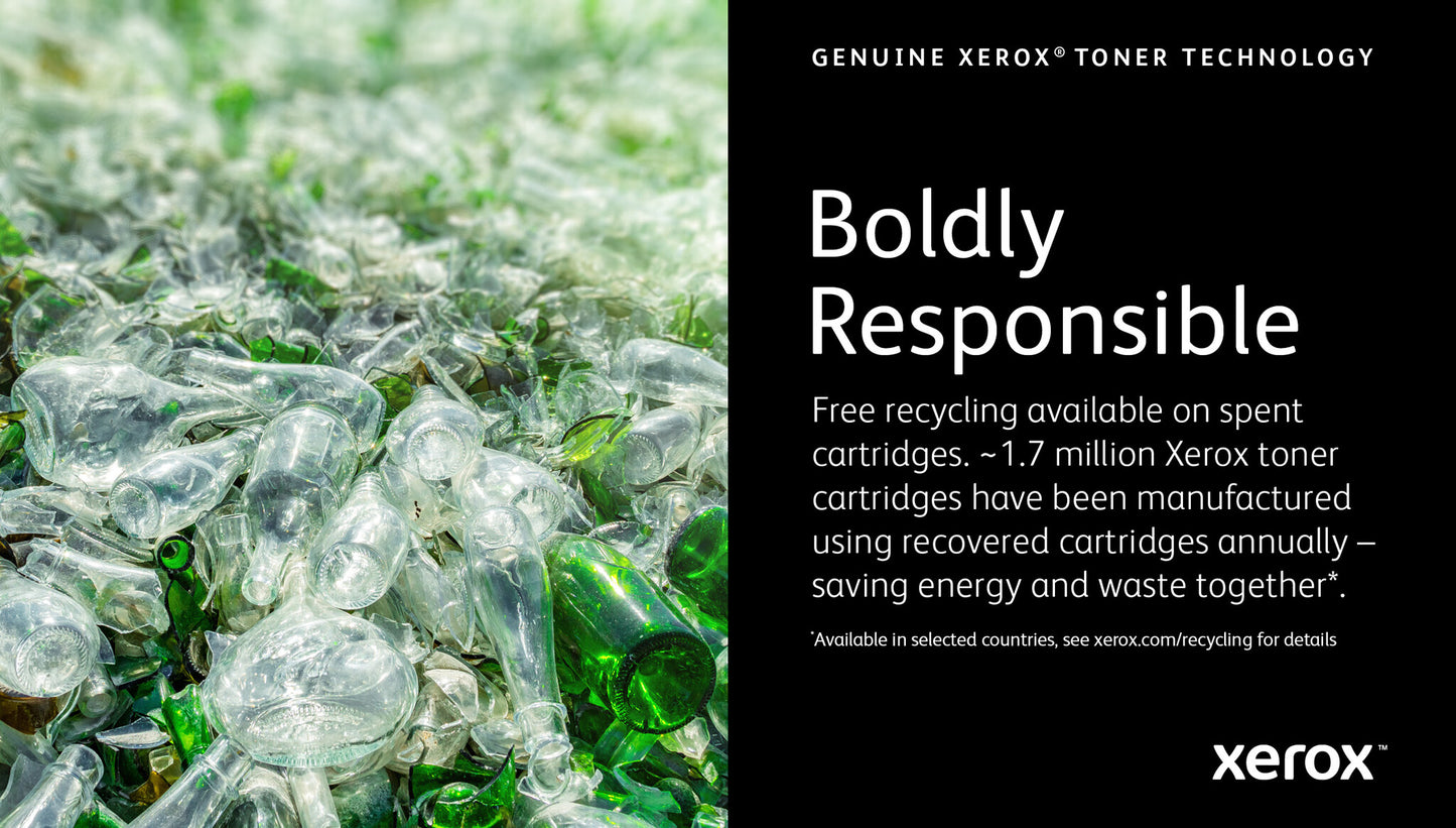 Xerox Genuine ® C230 Color Printer/C235 Color Multifunction Printer Cyan Standard capacity Toner Cartridge (1500 Pages) - 006R04384