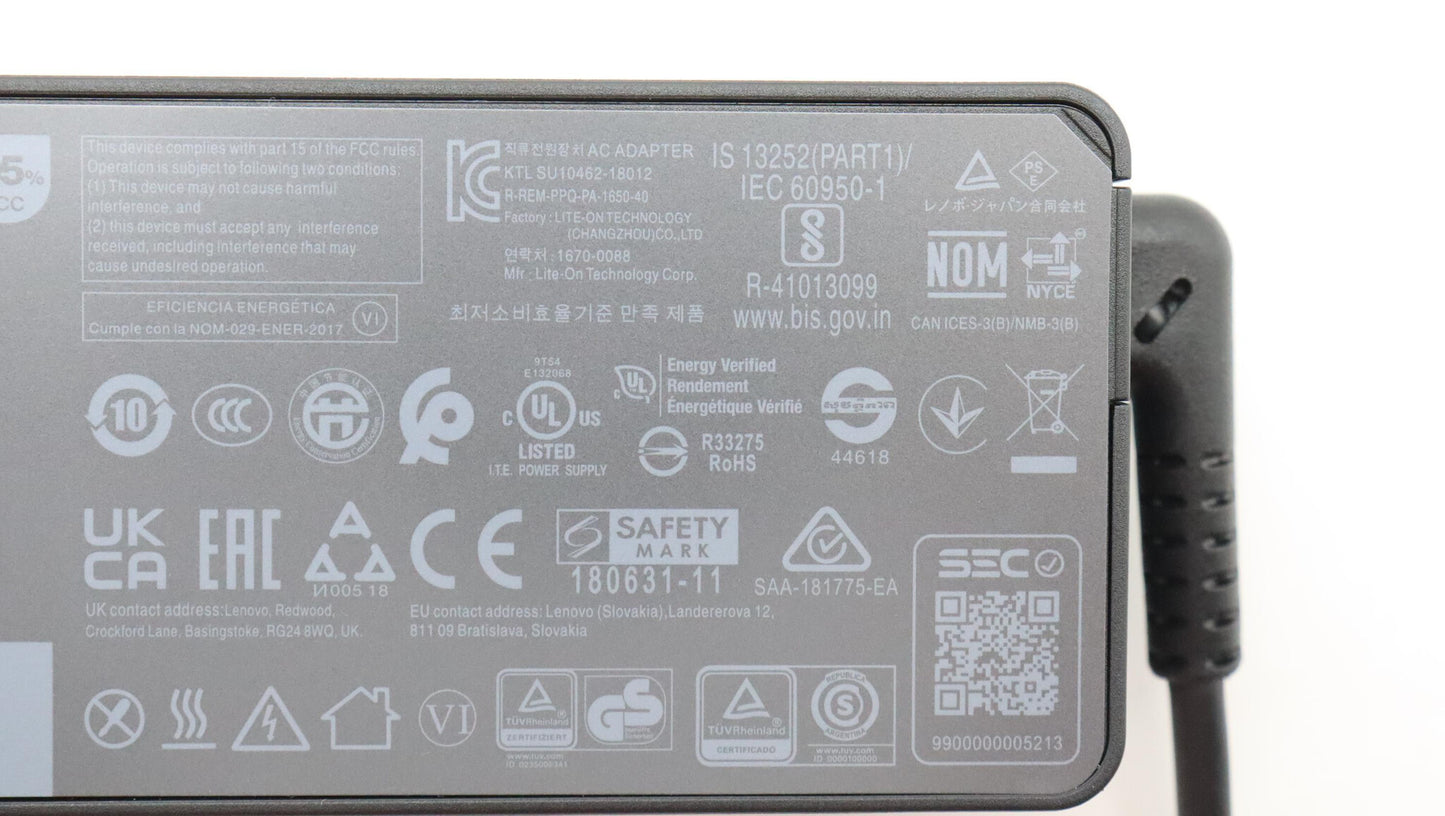 Lenovo 5A10W86252 power adapter/inverter Indoor 65 W Black