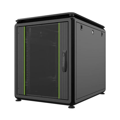 Lanview RDL12U68BL rack cabinet 12U Freestanding rack Black