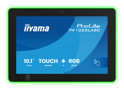 iiyama ProLite TW1025LASC-B3PNR computer monitor 25.6 cm (10.1") 1280 x 800 pixels WXGA LED Touchscreen Multi-user Black