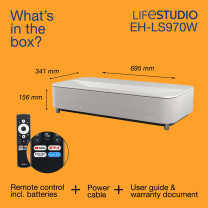 Epson Lifestudio Grand Plus EH-LS970W - Diamond White