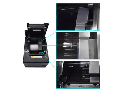 Equip 58/80mm Thermal POS Receipt Printer with Auto Cutter, USB/Ethernet/Serial/Cash Drawer connection