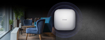 D-Link DAP‑X2810 Nuclias Connect AX1800 Wi-Fi 6 Dual-Band PoE Access Point