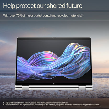 HP EliteBook X Flip G1i Next Gen AI PC Wolf Pro Security Edition Copilot+ PC Intel Core Ultra 7 258V Hybrid (2-in-1) 35.6 cm (14") Touchscreen WUXGA 32 GB LPDDR5x-SDRAM 512 GB SSD Wi-Fi 7 (802.11be) Windows 11 Pro Silver