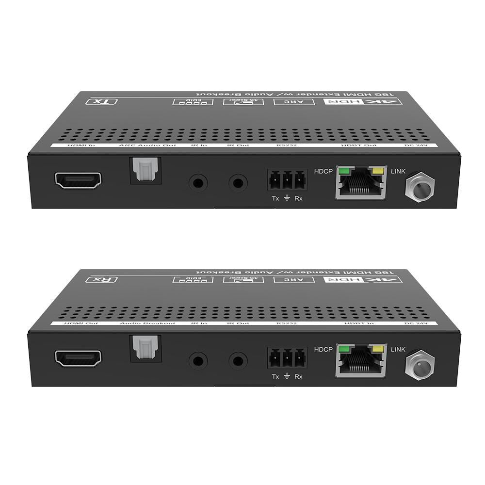 Vivolink VLHDMIEXTHDB2.0S AV extender AV transmitter & receiver Black