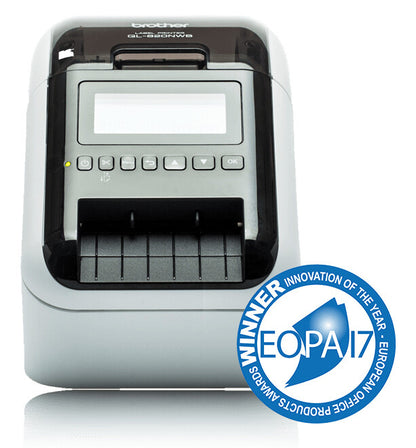 Brother QL-820NW label printer Direct thermal 300 x 600 DPI 176 mm/sec Wired & Wireless DK Wi-Fi Bluetooth