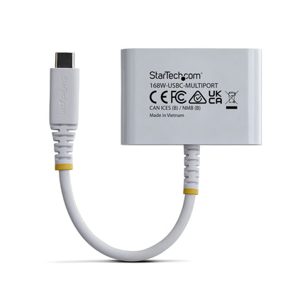 StarTech.com USB-C to HDMI Multiport Adapter with 140W PD Charging, 4K 60Hz HDMI, USB 5Gbps Hub, Mini Dock For MacBook / Dell / Thinkpad / HP / iPad / Tablets