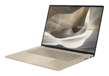 ASUS Zenbook A16 UX3607OA-SQ005W Copilot+ PC Snapdragon X2E-94-100 Laptop 40.6 cm (16") 3K 48 GB LPDDR5x-SDRAM 1 TB SSD Wi-Fi 7 (802.11be) Windows 11 Home Beige