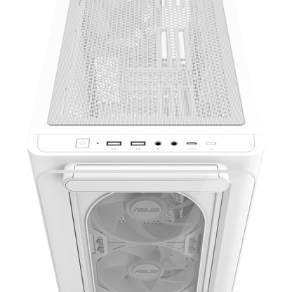 ASUS A23 PLUS TG ARGB WHITE Micro Tower