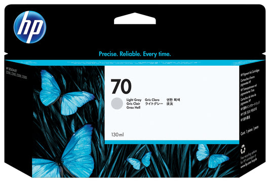 HP 70 130-ml Light Gray DesignJet Ink Cartridge