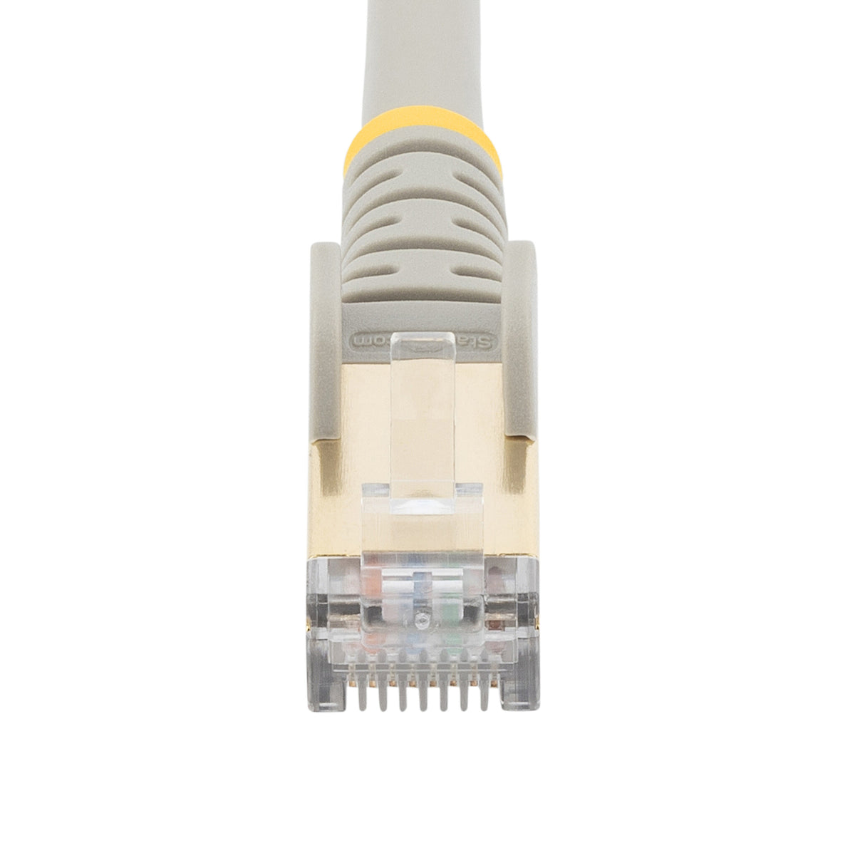 StarTech.com 1,5m CAT6a Ethernet Cable - 10 Gigabit Shielded Snagless RJ45 100W PoE Patch Cord - 10GbE STP Network Cable w/Strain Relief - Gray Individually Tested/Wiring is UL Certified/TIA