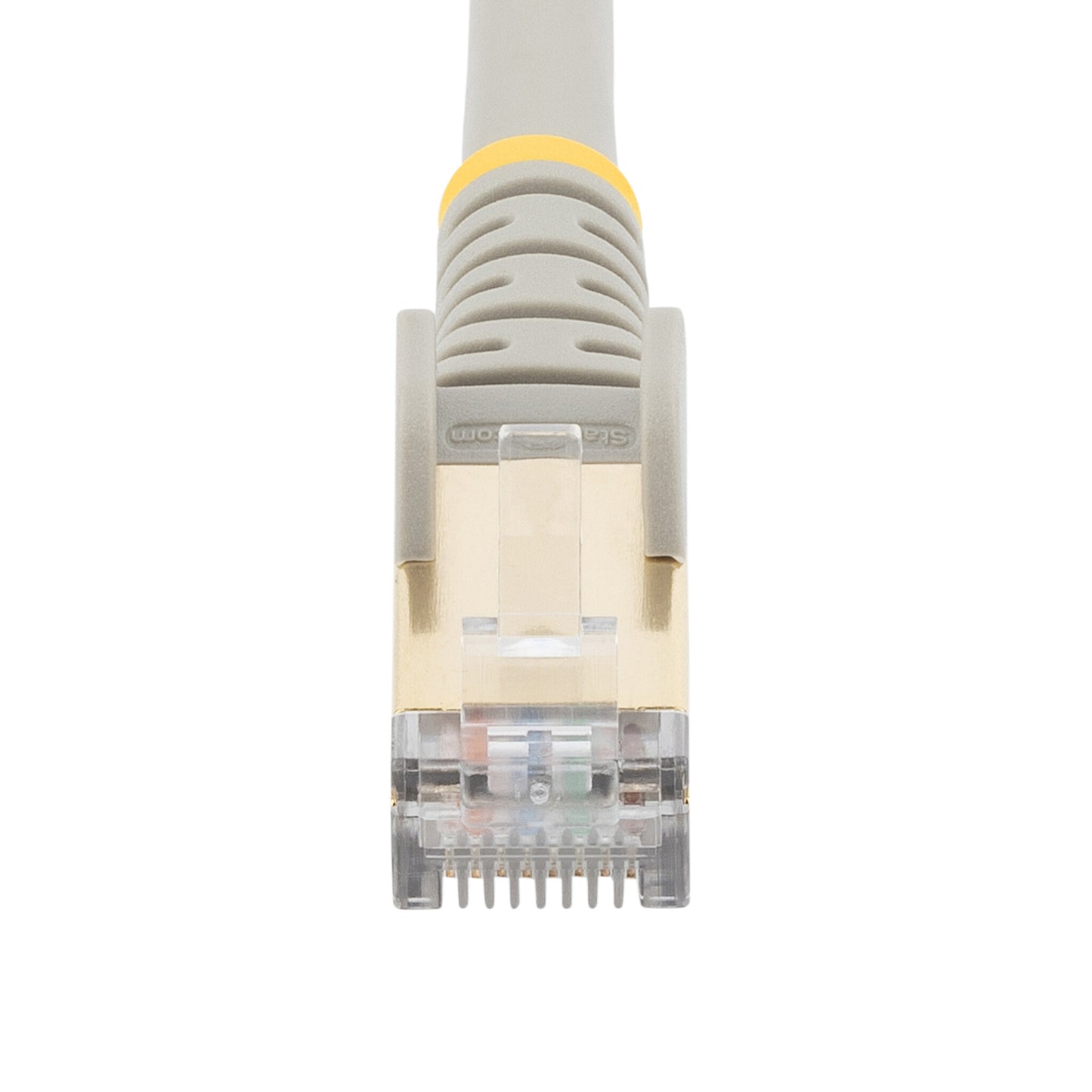 StarTech.com 2m CAT6a Ethernet Cable - 10 Gigabit Shielded Snagless RJ45 100W PoE Patch Cord - 10GbE STP Network Cable w/Strain Relief - Grey Individually Tested/Wiring is UL Certified/TIA