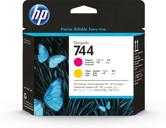 HP 744 Magenta/Yellow DesignJet Printhead