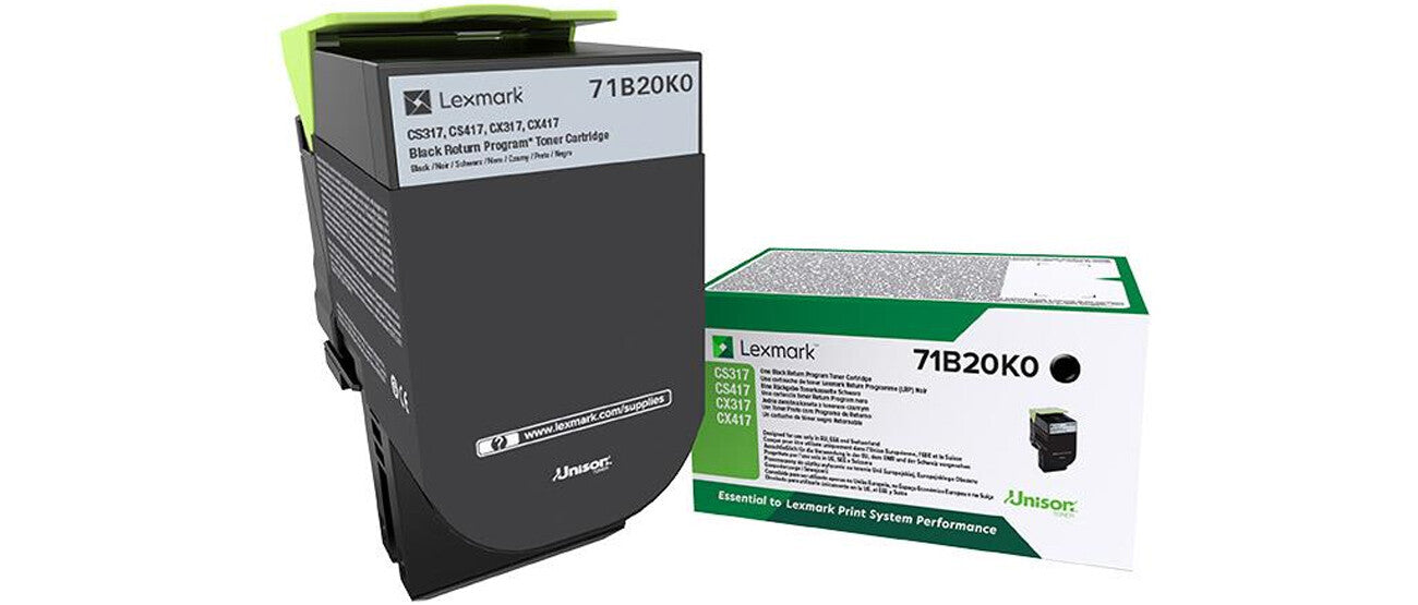 Lexmark 71B20K0 toner cartridge 1 pc(s) Original Black