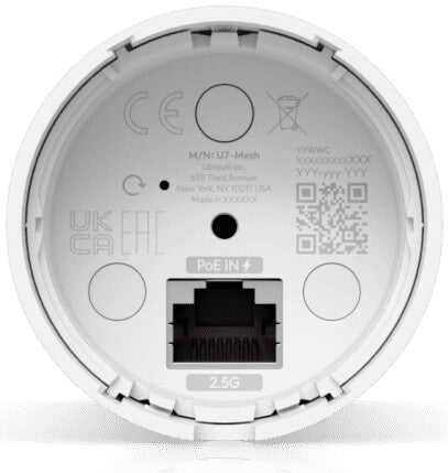 Ubiquiti U7 Mesh 5000 Mbit/s White Power over Ethernet (PoE)