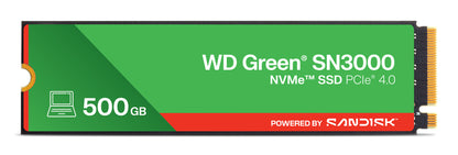SanDisk Green WD ™ SN3000 NVMe™ SSD POWERED BY 500 GB