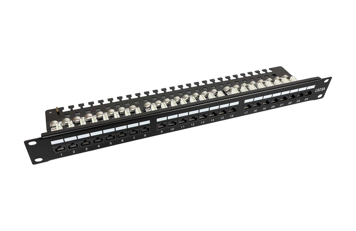 Lanview LVR-CAT6A-UTP-LSA computer case Black