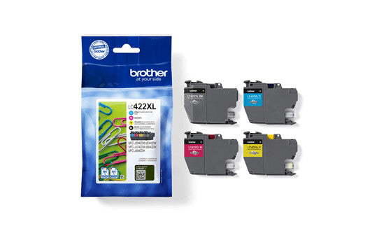 Brother LC422XLVALDR ink cartridge 4 pc(s) Original Black, Cyan, Magenta, Yellow