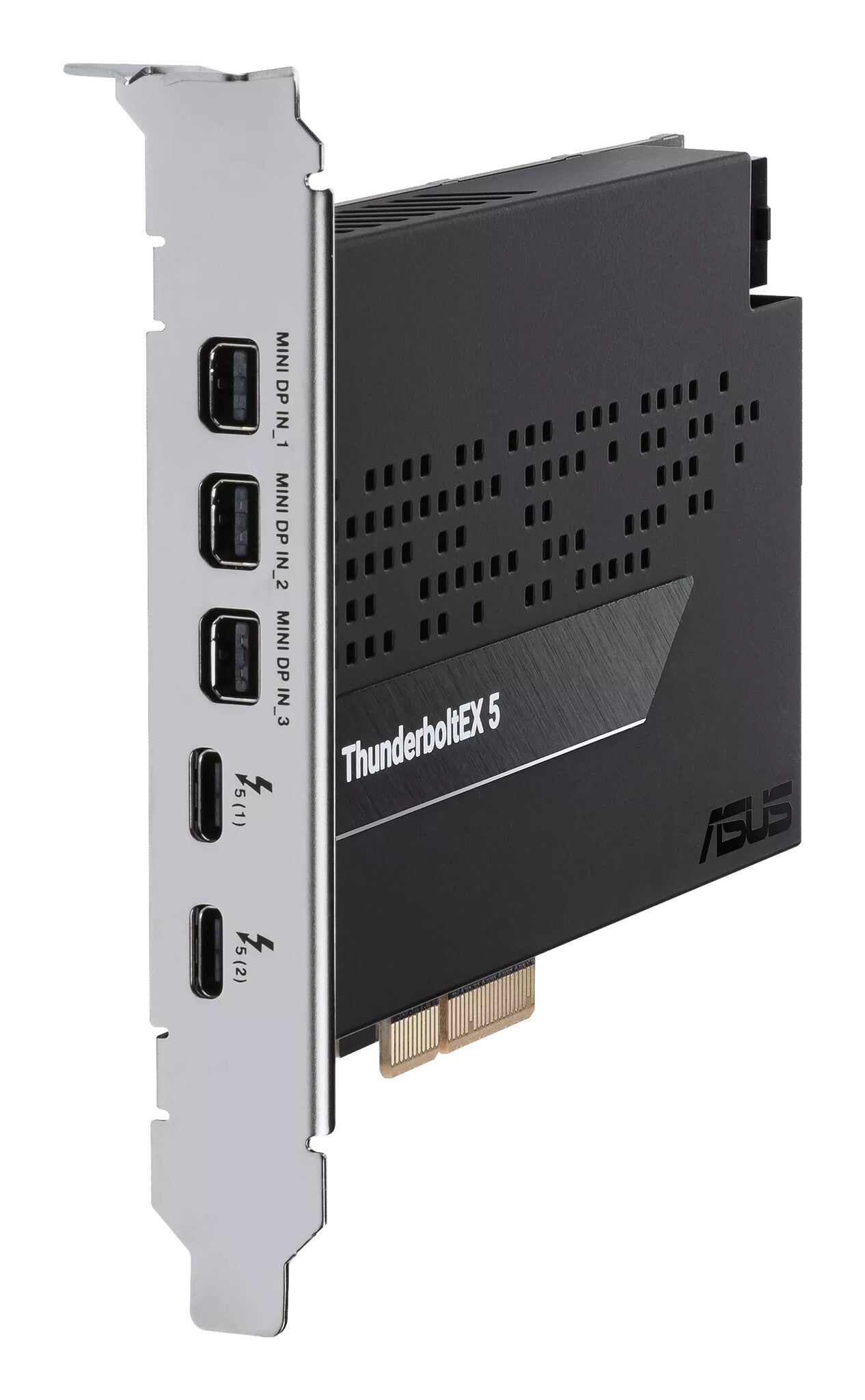 ASUS ThunderboltEX 5 interface cards/adapter Internal Mini DisplayPort, PCIe, USB 2.0, Thunderbolt 5
