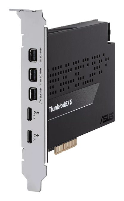 ASUS ThunderboltEX 5 interface cards/adapter Internal Mini DisplayPort, PCIe, USB 2.0, Thunderbolt 5