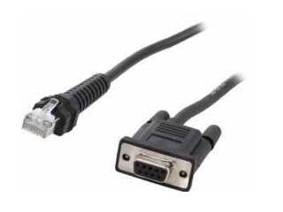 Zebra CBA-RF5-S07ZAR serial cable Black 0.82296 m DB-9 RJ-45