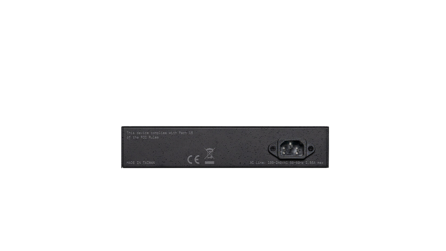 GS-2412P Managed L2+ Gigabit Ethernet (10/100/1000) Power over Ethernet (PoE) Black