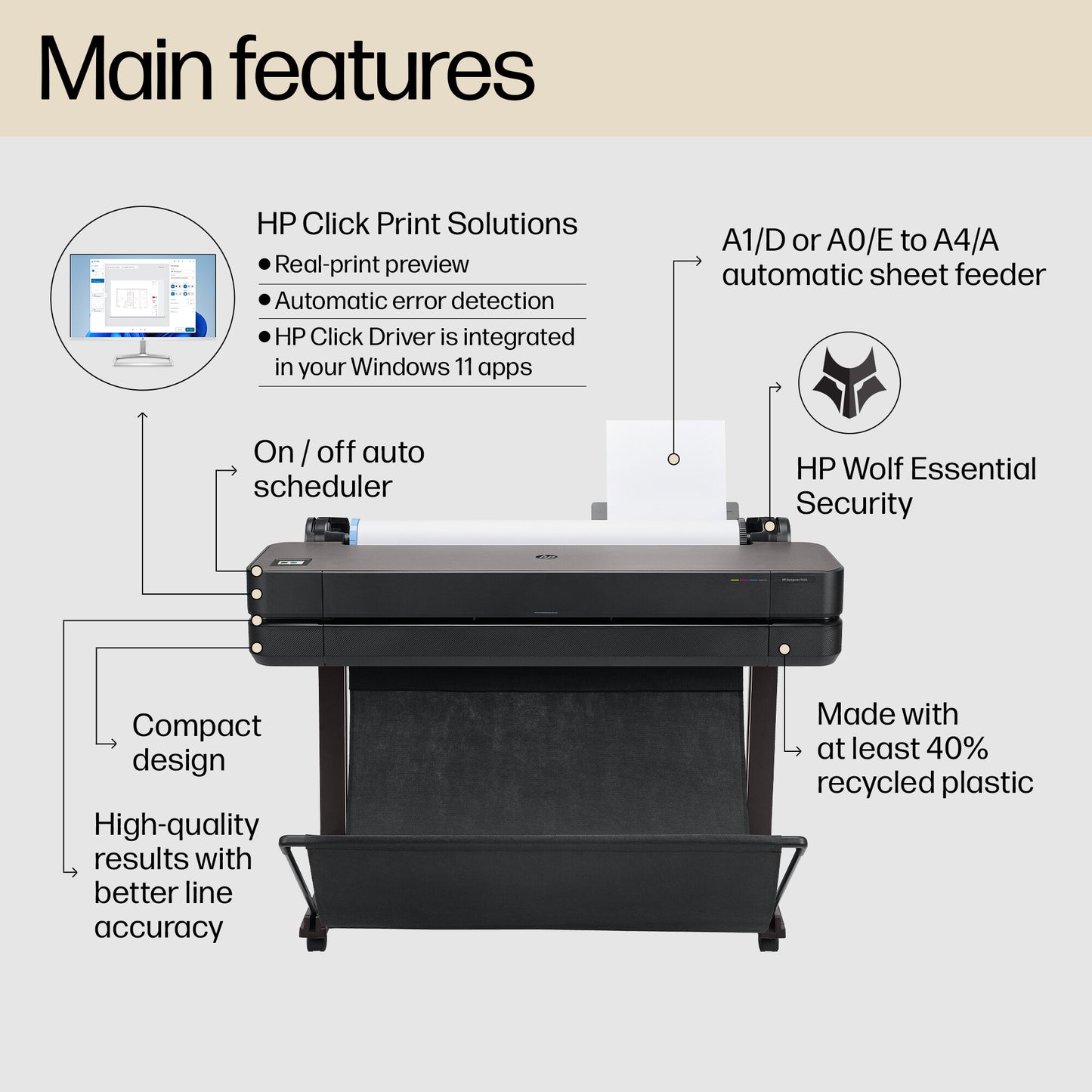 HP Designjet T630 36-in Printer