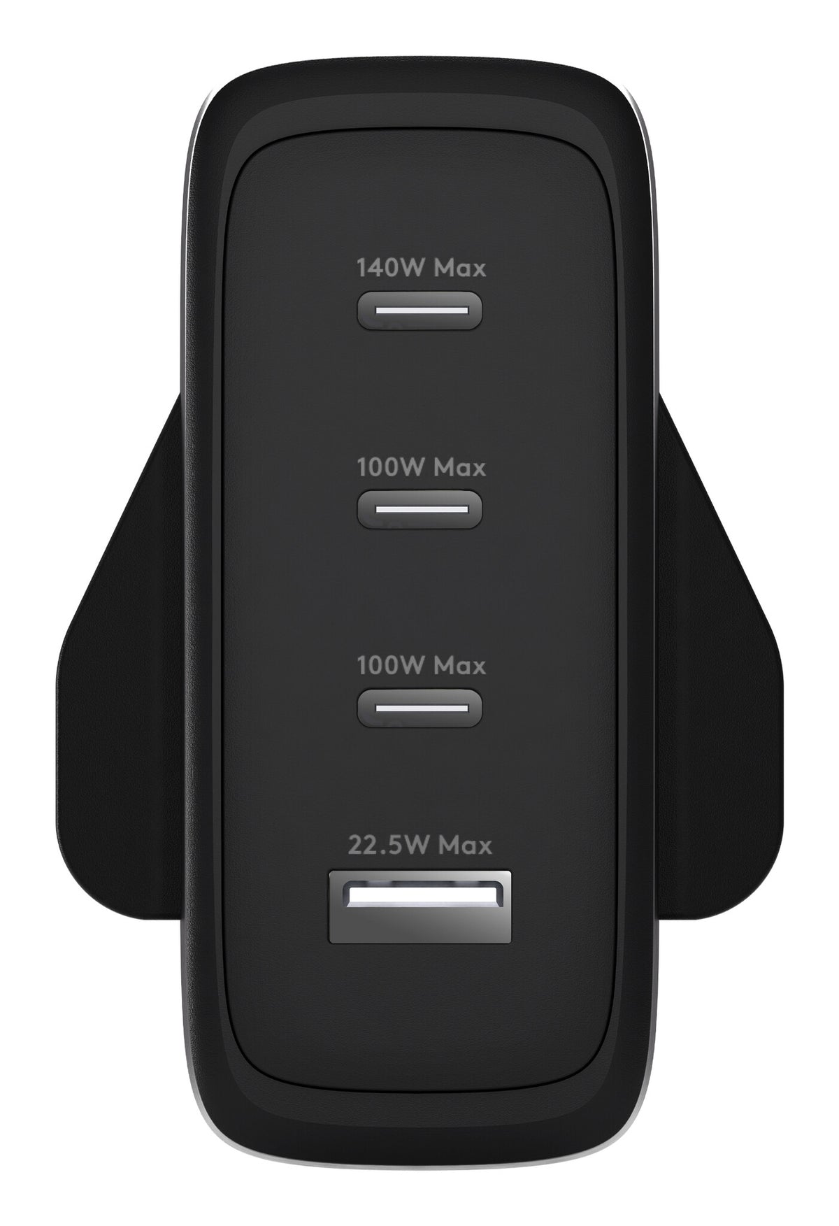 dbramante1928 IT - UK W. Charger - 3xUSB-C 140W + 1xUSB-A - BLK