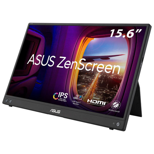 ASUS MB16AHV monitor, 39.6 cm (15.6-inch), 1920 x 1080 pixels, Full HD, LCD, black
