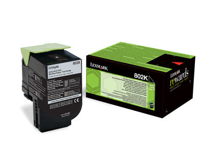 Lexmark 802K toner cartridge 1 pc(s) Original Black