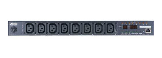 ATEN 1U 10A 8 Outlet Switched Bank Metered PDU + Free Eco PDU Manager Software