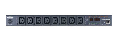 ATEN 1U 10A 8 Outlet Switched Bank Metered PDU + Free Eco PDU Manager Software