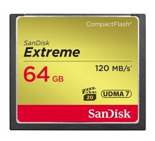 SanDisk CF Extreme 64GB CompactFlash memory card