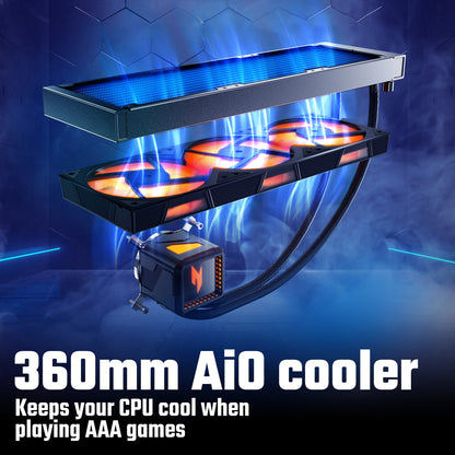 Acer NITRO 70 N70X3D-100_B850 Gaming Desktop Computer