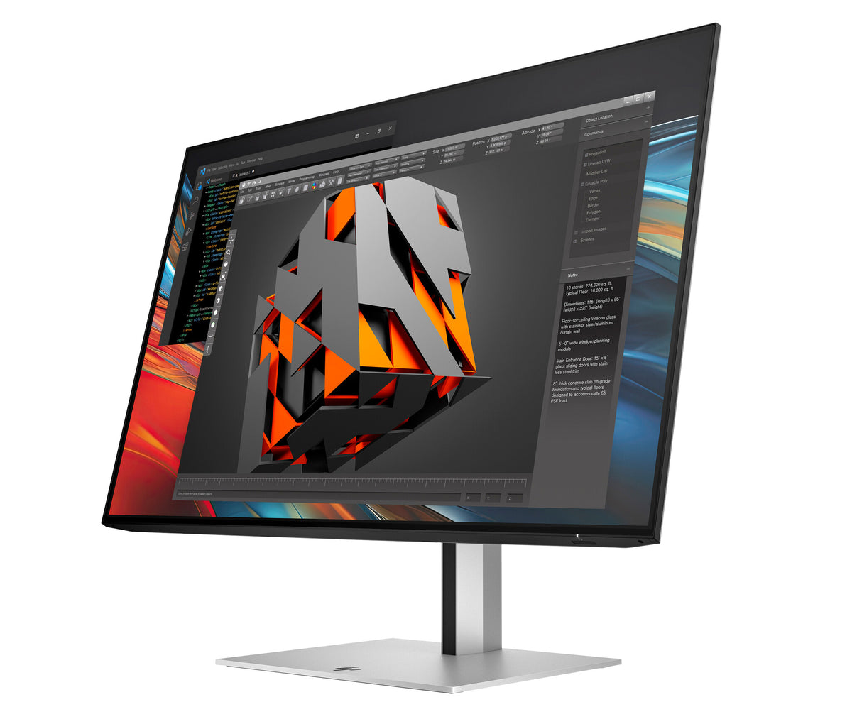 HP Series 7 Pro 24 inch WUXGA Monitor - 724pn