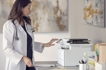 HP LaserJet Pro 4102fdn Multifunction Black and white Printer, Ethernet Only; Copier, Scanner