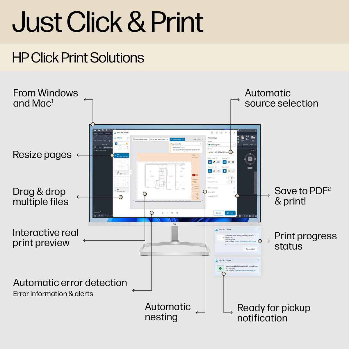 HP Designjet T650 24-in Printer