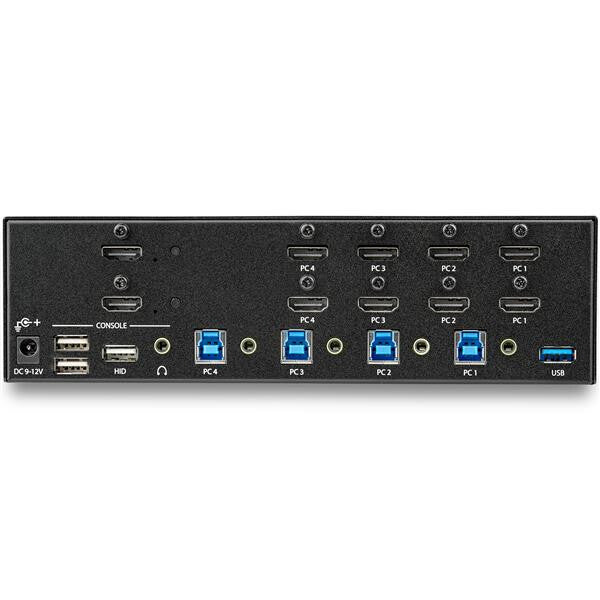 StarTech.com 4 Port HDMI KVM Switch - 4K 30Hz - Dual Display