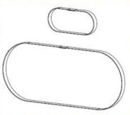 Zebra P1046696-145 printer/scanner spare part/accessory Belt 2 pc(s)