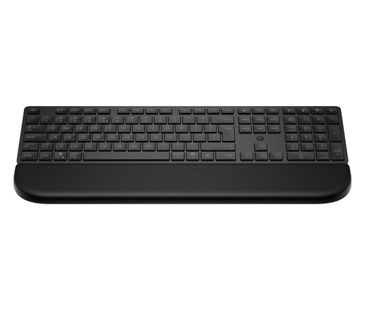 HP Multi-Device Dual-Mode Keyboard with Palm Rest 585K, wireless and Bluetooth, plunger-switch