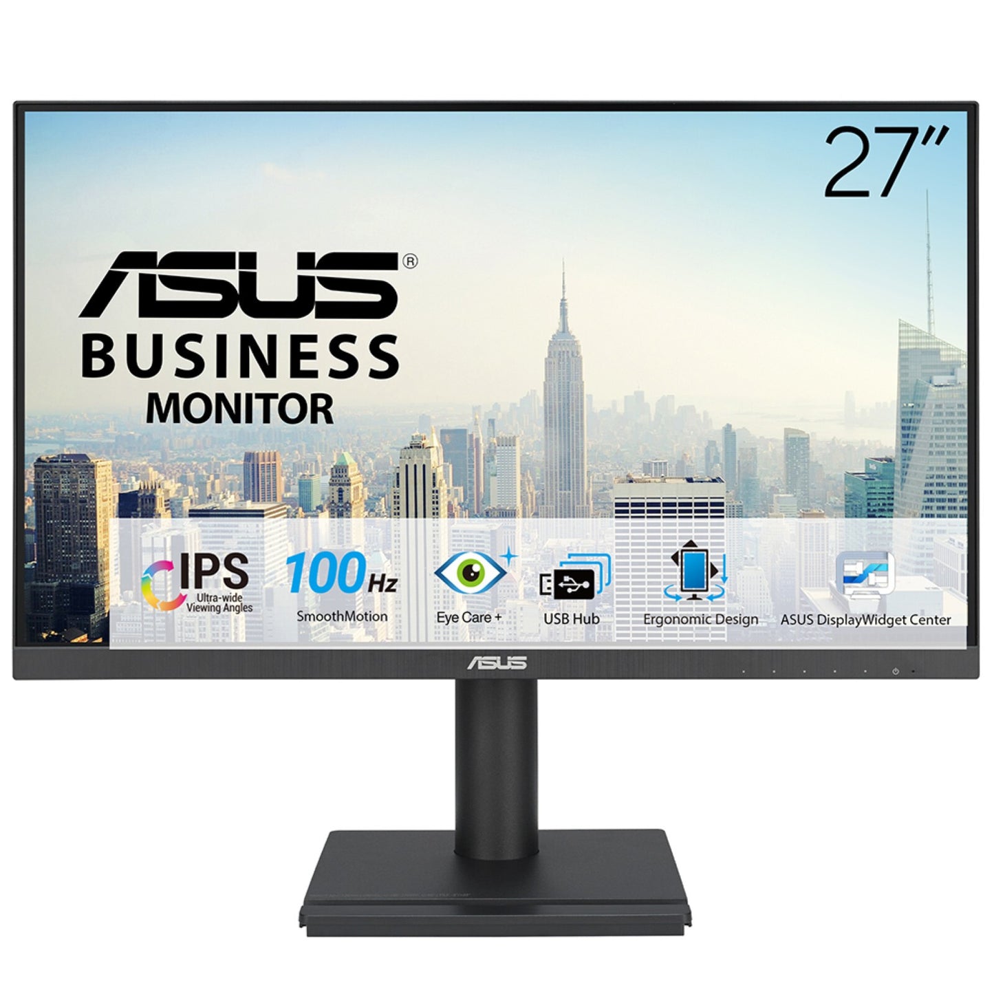 ASUS VA27DQFS computer monitor 68.6 cm (27") 1920 x 1080 pixels Full HD LCD Black