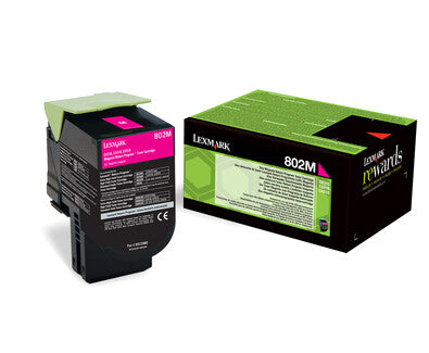 Lexmark 802M toner cartridge 1 pc(s) Original Magenta