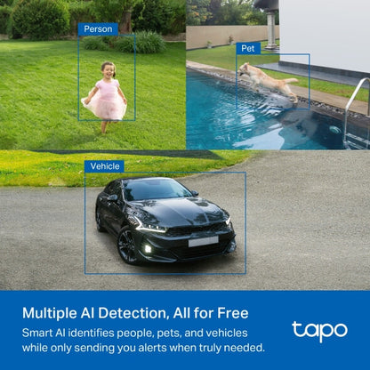 TP-Link Tapo Solar-Powered Security Camera Kit 1 × C425, 1 × A201