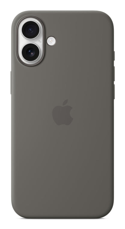 Apple iPhone 16 Plus Silicone Case with MagSafe - Stone Gray