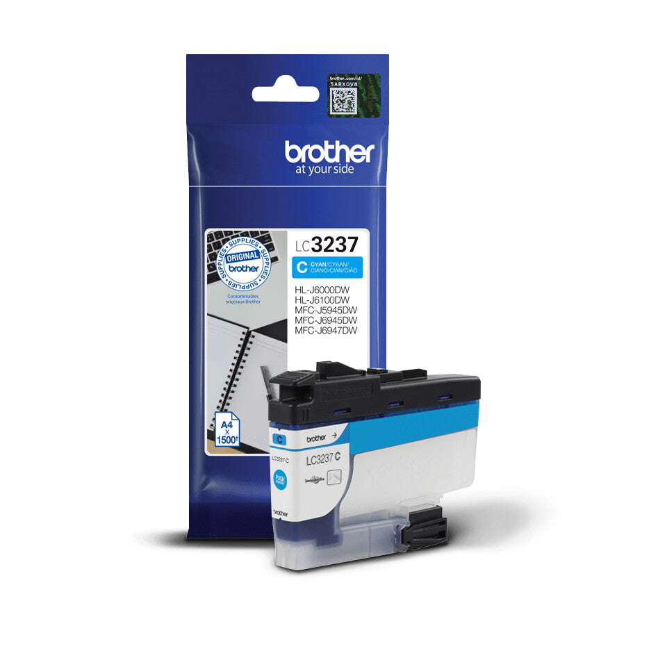 Brother LC3237C ink cartridge 1 pc(s) Original Standard Yield Cyan