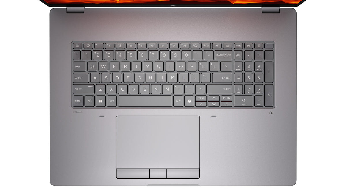 HP ZBook Fury G1i Wolf Pro Security Edition Intel Core Ultra 7 265HX Mobile workstation 45.7 cm (18") WQXGA 64 GB DDR5-SDRAM 2 TB SSD NVIDIA RTX PRO 4000 Blackwell Wi-Fi 7 (802.11be) Windows 11 Pro AI Workstation, AI PC Silver